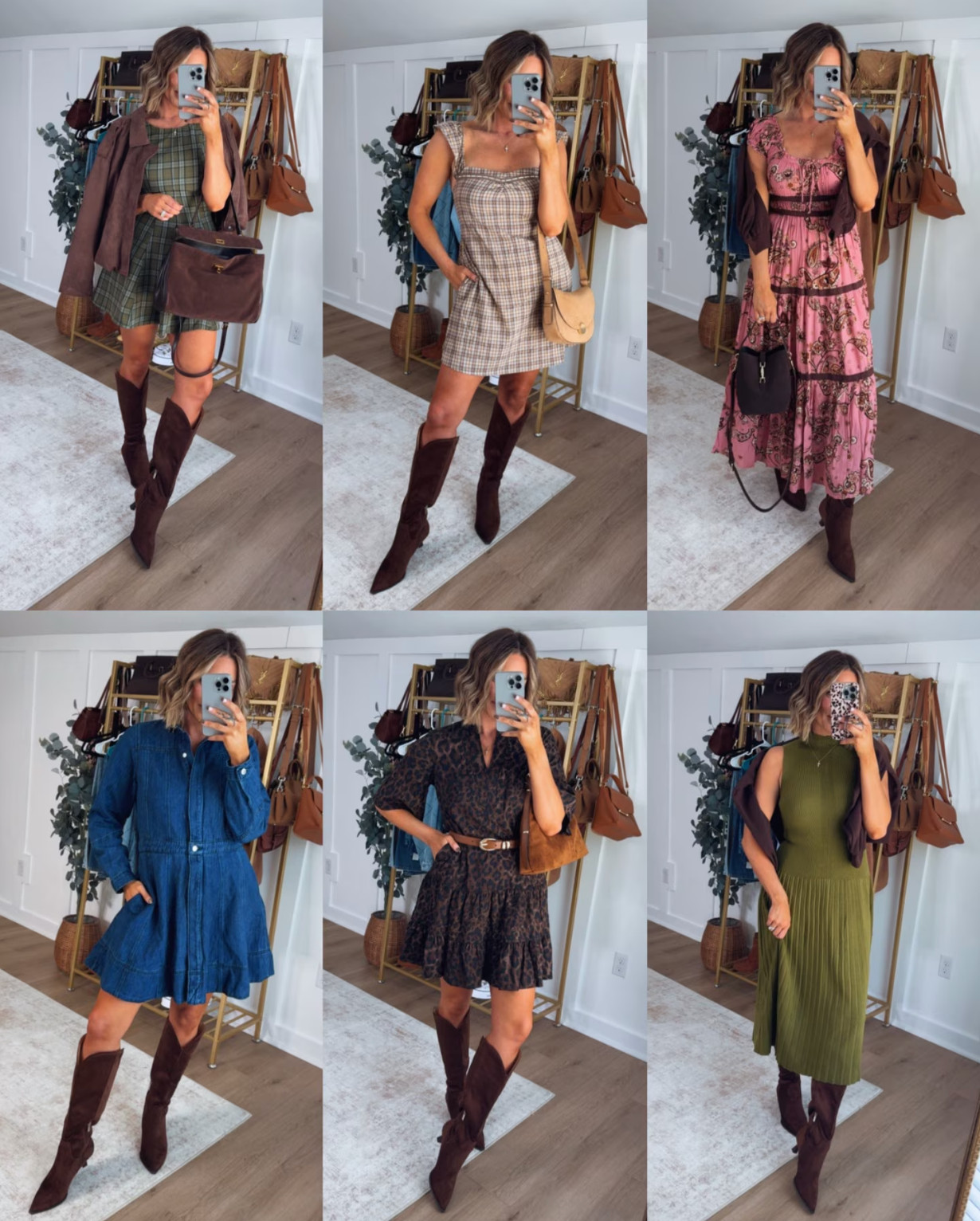 Walmart really said designer energy without the designer price tag and honestly… I’m not mad about it. 👏🏼🔥 From plaid dresses, denim long sleeve dresses, leopard print, and the softest maxi dresses, I'm loving these fall dresses looking designer for so much less.
I am 5’6 143lbs, wearing size small in all dresses 

 #LTKootd #LTKmomlife #LTKSeasonal