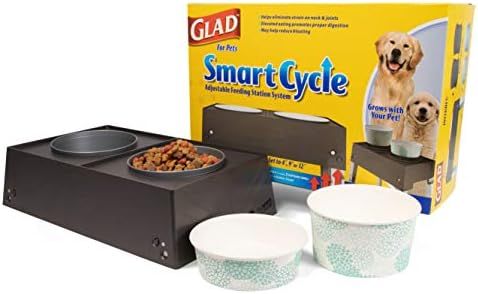 Glad for Pets Smart Cycle Feeding Station Disposable Feeding Bowls | Small and Large Dog Bowl Siz... | Amazon (US)