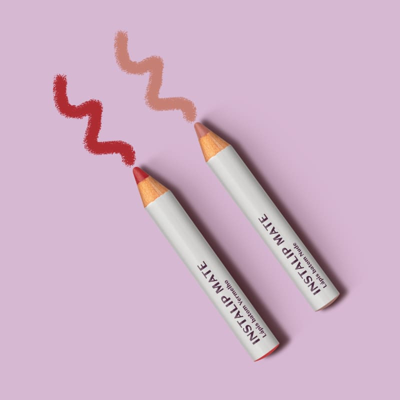 Combo Intense: Lápis Batom Vermelho 1,2g + Lápis Batom Nude 1,2g | O Boticário | oBoticario (BR)