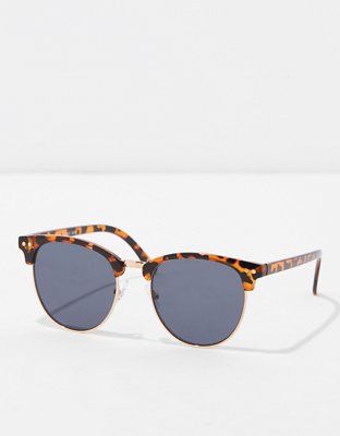 AEO Classic Tortoise Clubmaster Sunglasses | American Eagle Outfitters (US & CA)