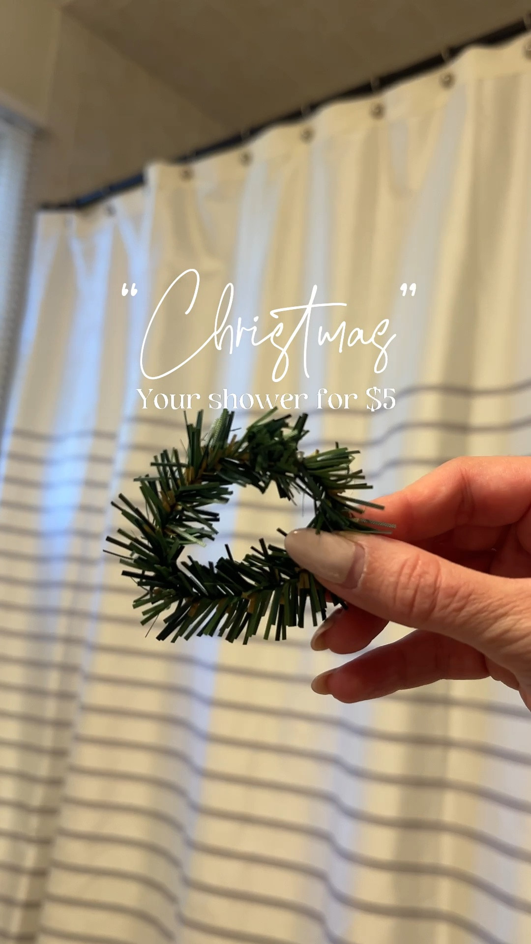 ✨Transform Your Shower for the Holidays ✨  

Busy moms, this $5 hack is all you need to bring festive vibes to your bathroom in minutes before guests arrive! 🎄🎁 

#HolidayHacks #BudgetFriendlyDecor #FestiveBathroom #BusyMomTips #MomLife #QuickDecorIdeas #HomeOnABudget #ChristmasOnABudget #WorkingMomHacks #EasyHomeDecor  

#LTKHoliday #LTKHome #LTKSeasonal