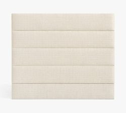 Panel Tufted Upholstered Wall Mounted Headboard | Pottery Barn (US)