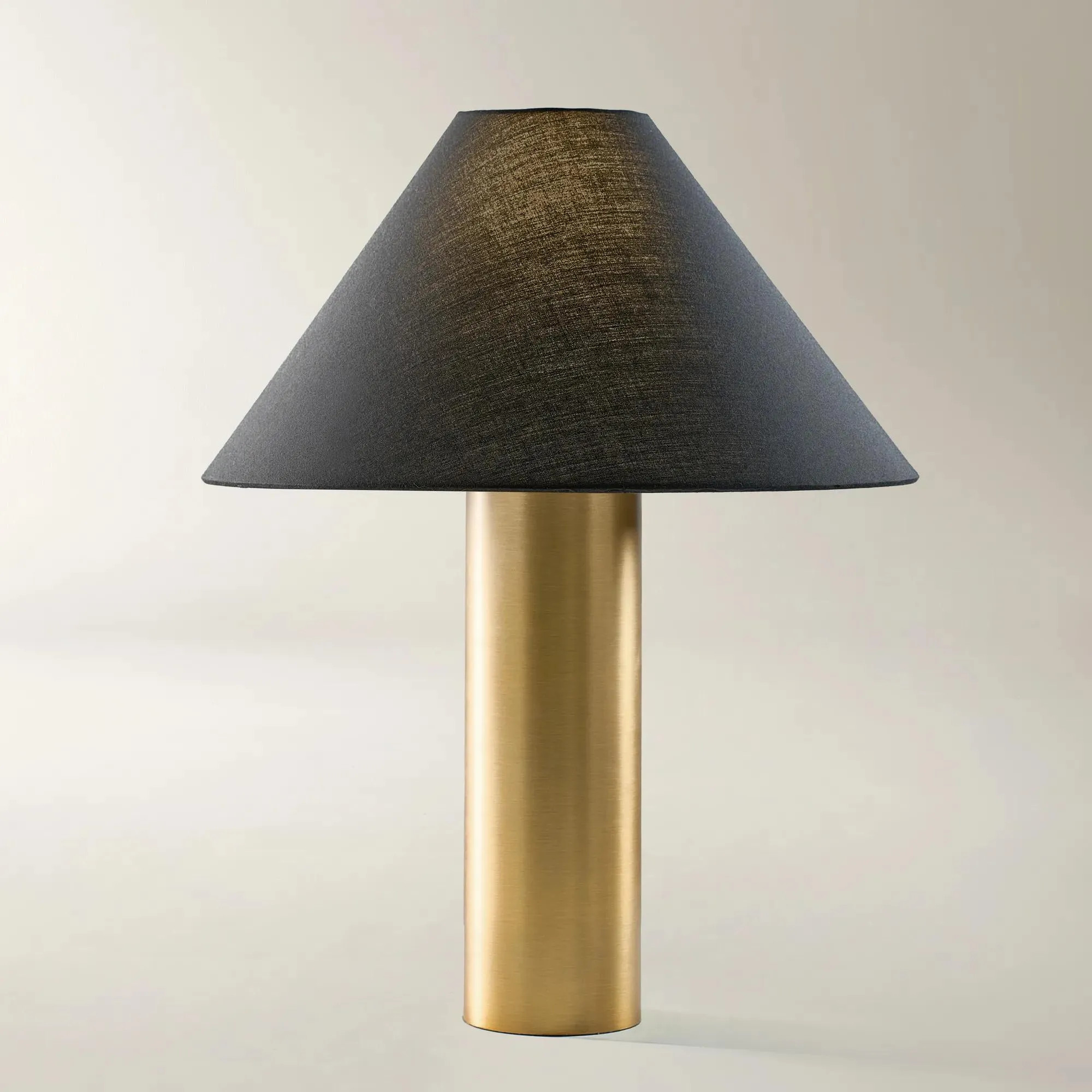 Tova Table Lamp 20.5" - Brushed Brass/Black | Z Gallerie