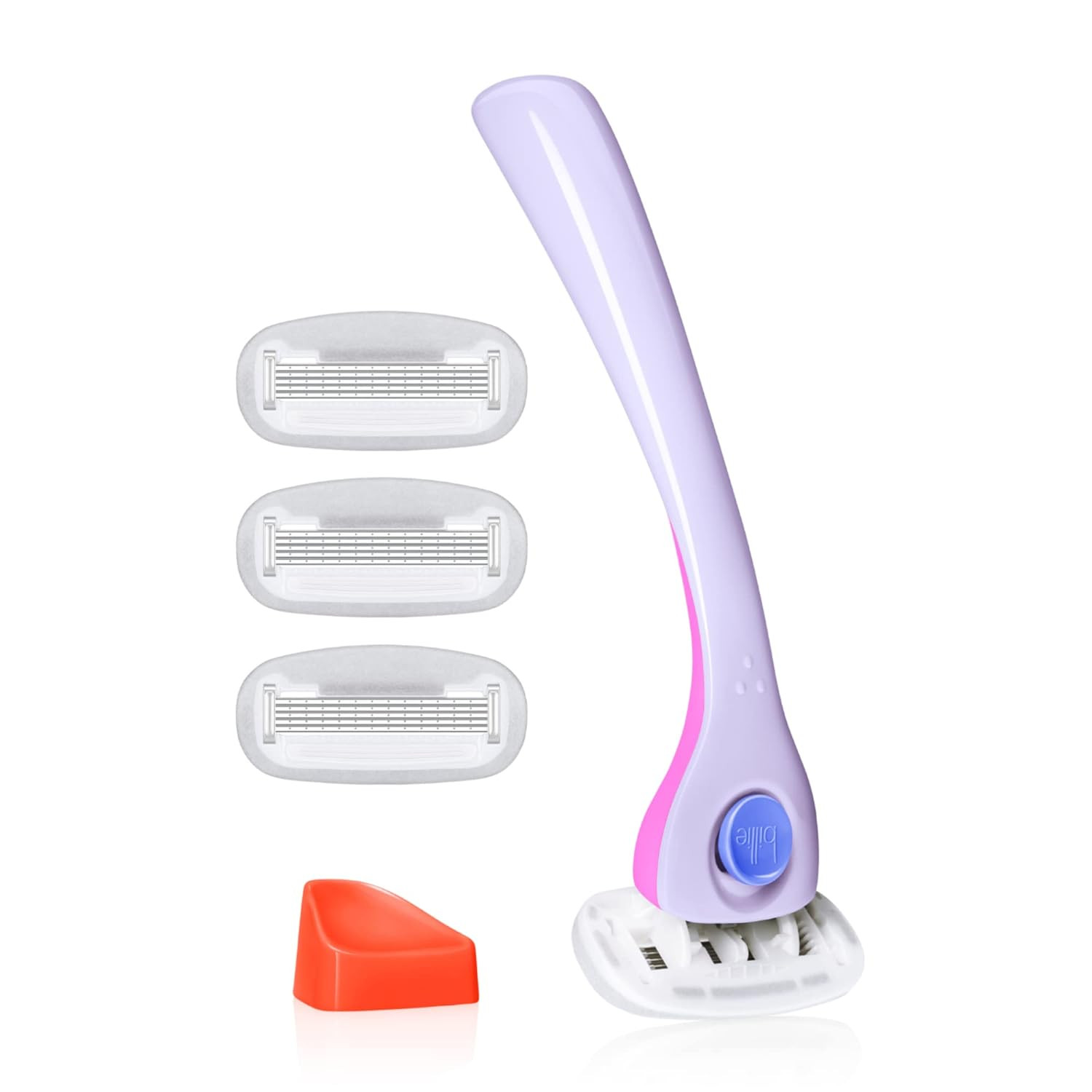 Billie Razors for Women, DreamPop - 1 Handle, 4 Refills & Magnetic Holder | Amazon (US)