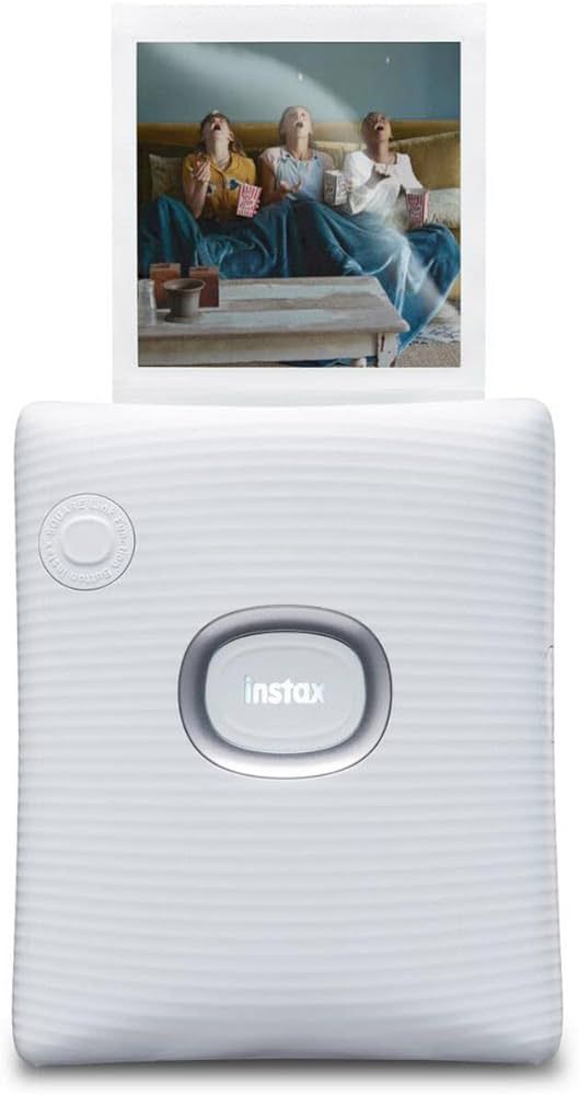 Fujifilm Instax Square Link Smartphone Printer- Ash White | Amazon (US)