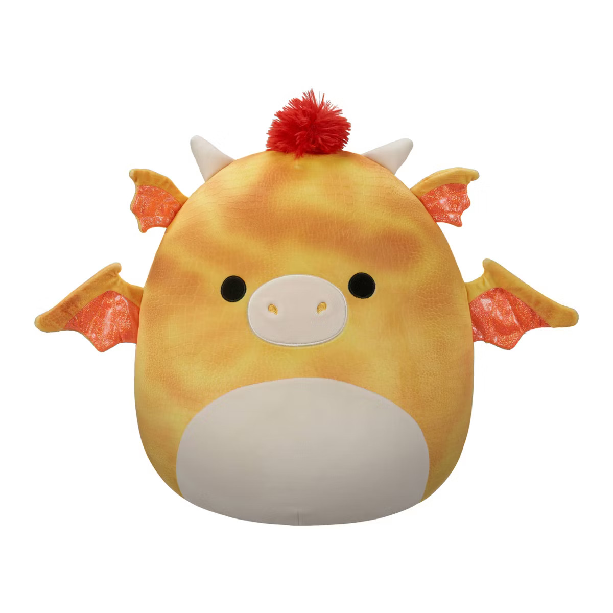 Squishmallows 16" Dieric Yellow Textured Dragon with Red Hair Large Plush | Target