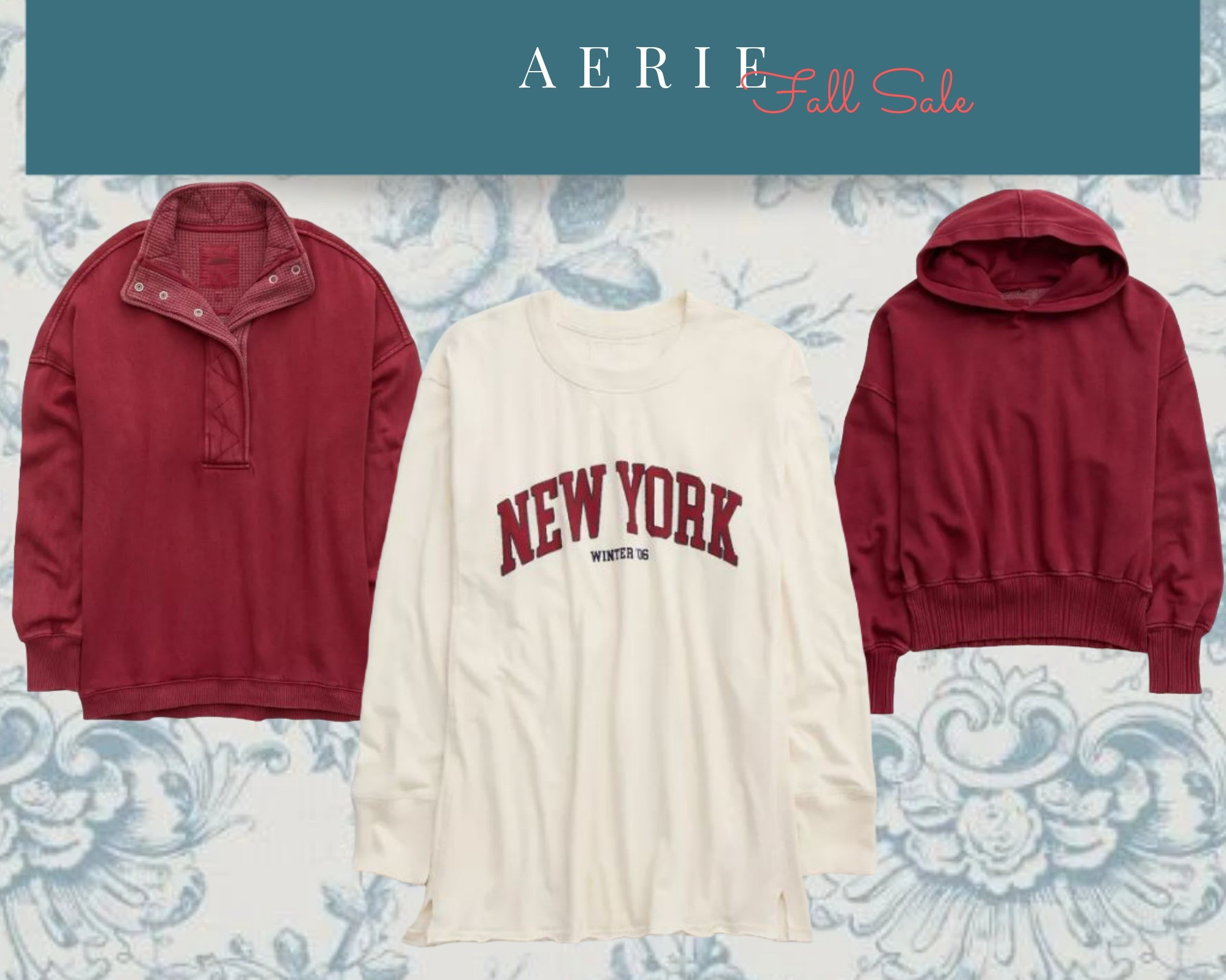 The raspberry line at Aerie is so darn cute. I want it all 🥰 #LTKFallSale 

#LTKcanada #LTKsale #LTKmidsize