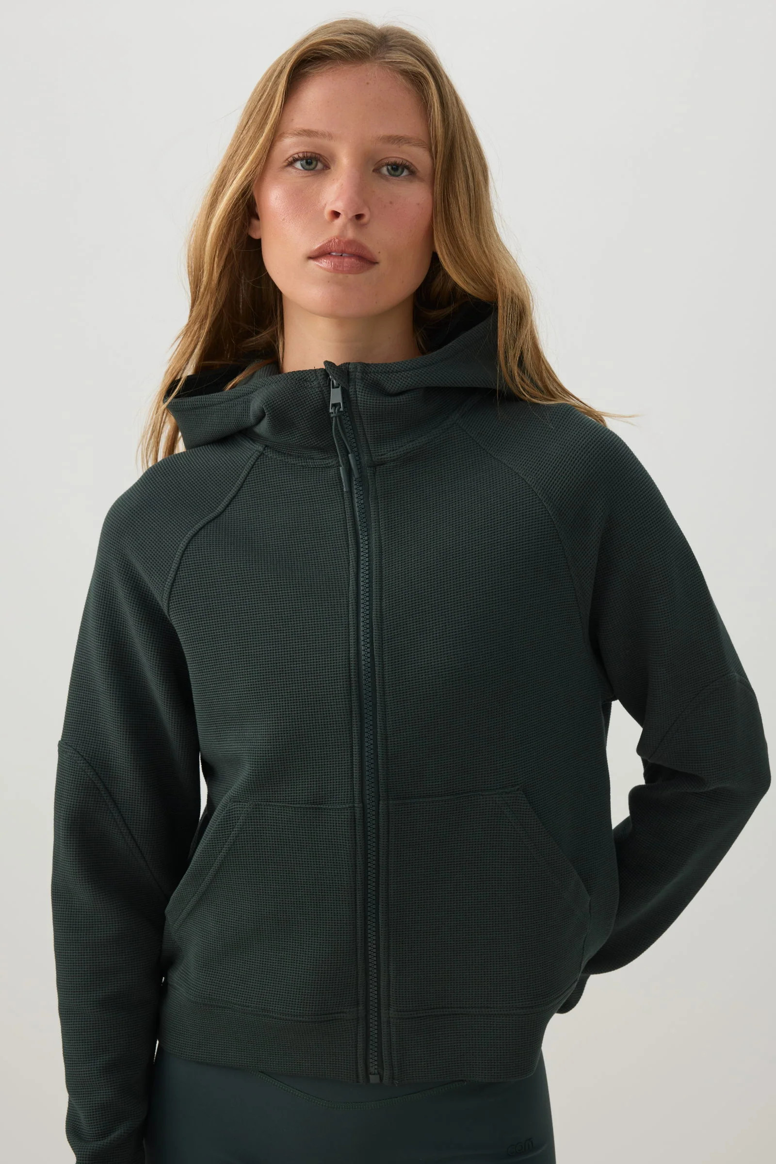 camactive™ Waffle knit Boxy Zip Up Jacket | Ardene | Ardene US