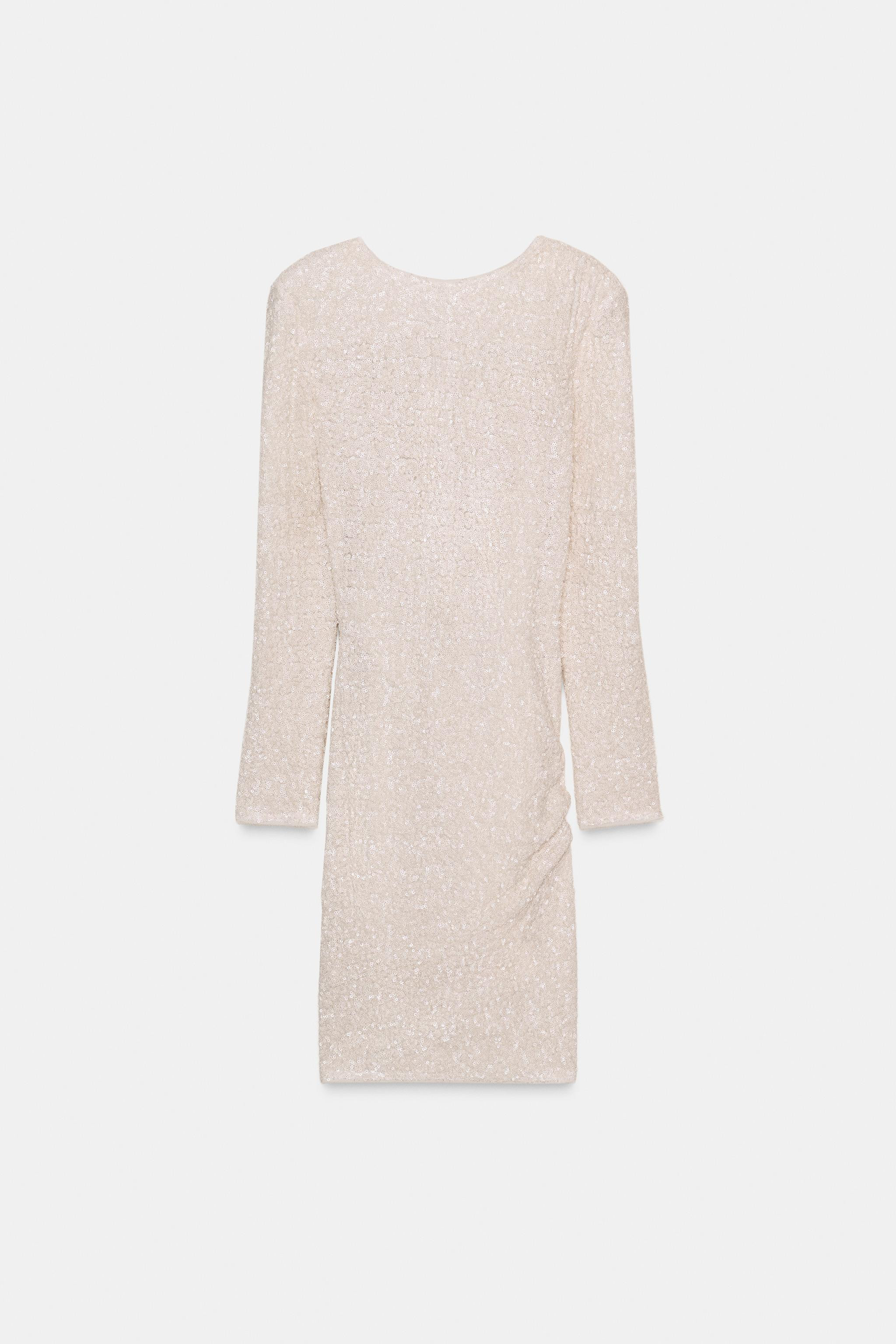 ZW COLLECTION SEQUINNED MINI DRESS | Zara UK