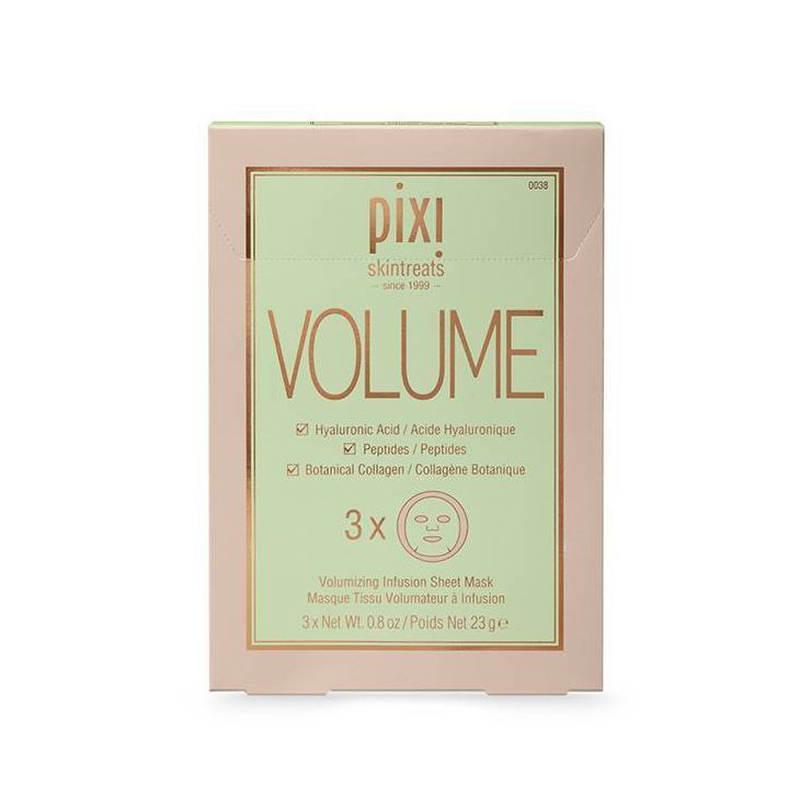 Pixi by Petra PLUMP Collagen Boost Volumizing Face Sheet Mask - 3ct - 0.8oz | Target