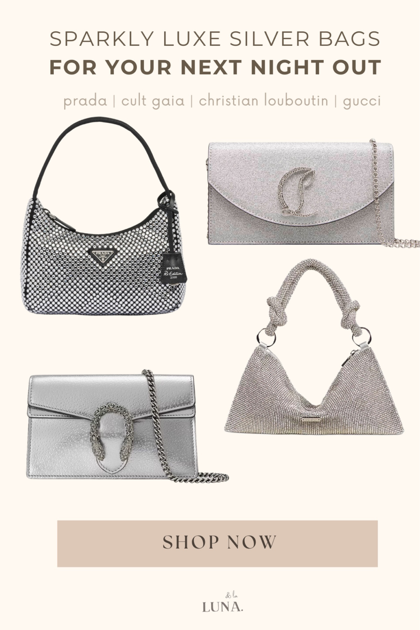 sparkly luxe silver bags for your next night out #luxury #diamonds #sequins

#LTKitbag #LTKfindsunder100 #LTKstyletip