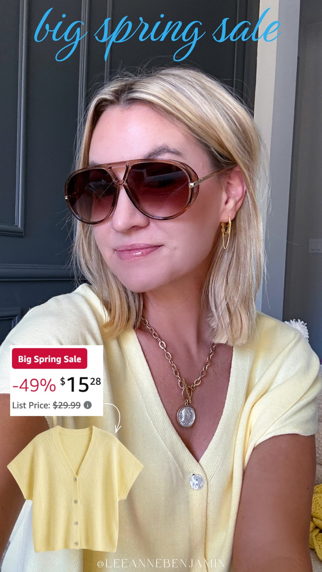 49% off my favorite new yellow sweater! It’s the perfect everyday shirt for spring and summer! 

#LTKmomlife #LTKSaleAlert #LTKootd