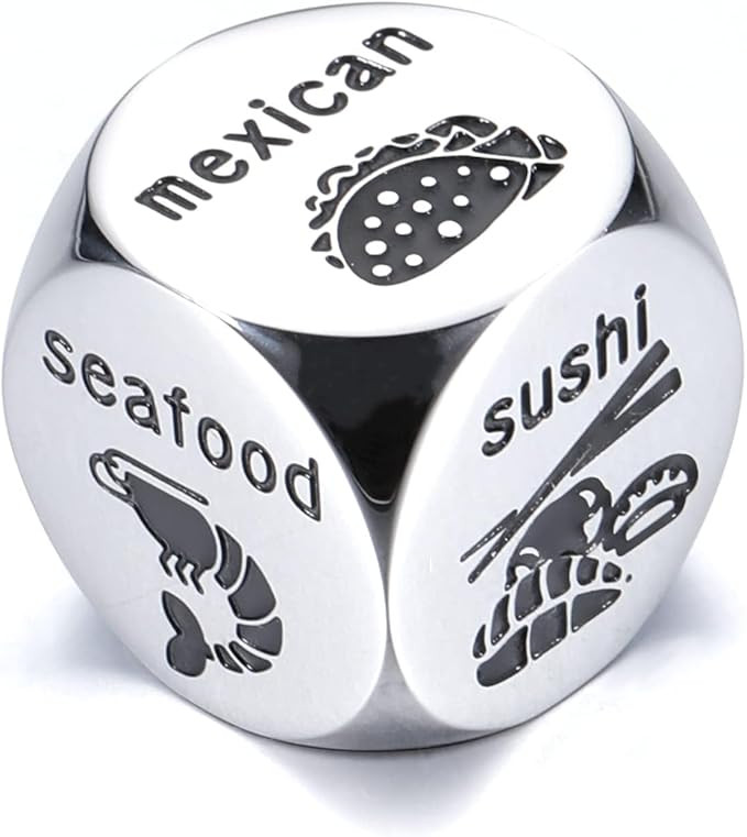 Valentines Day Gifts Food Dice Funny Boyfriend Gifts, Christmas Stocking Stuffers, Anniversary Bi... | Amazon (US)