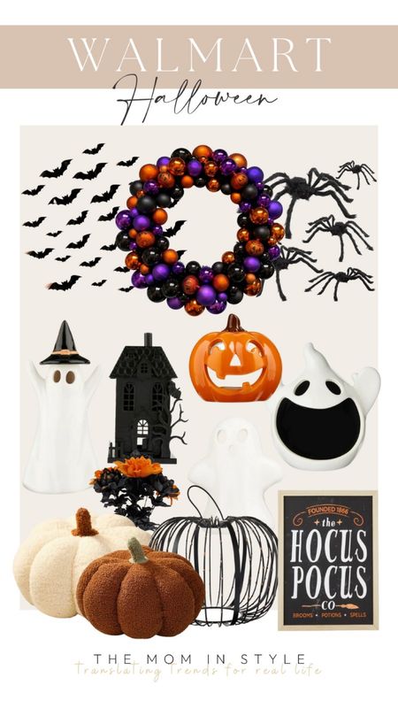Halloween decor, Halloween decorations, Halloween home decor, Halloween wreath 

#LTKfindsunder100 #LTKHalloween #LTKfindsunder50