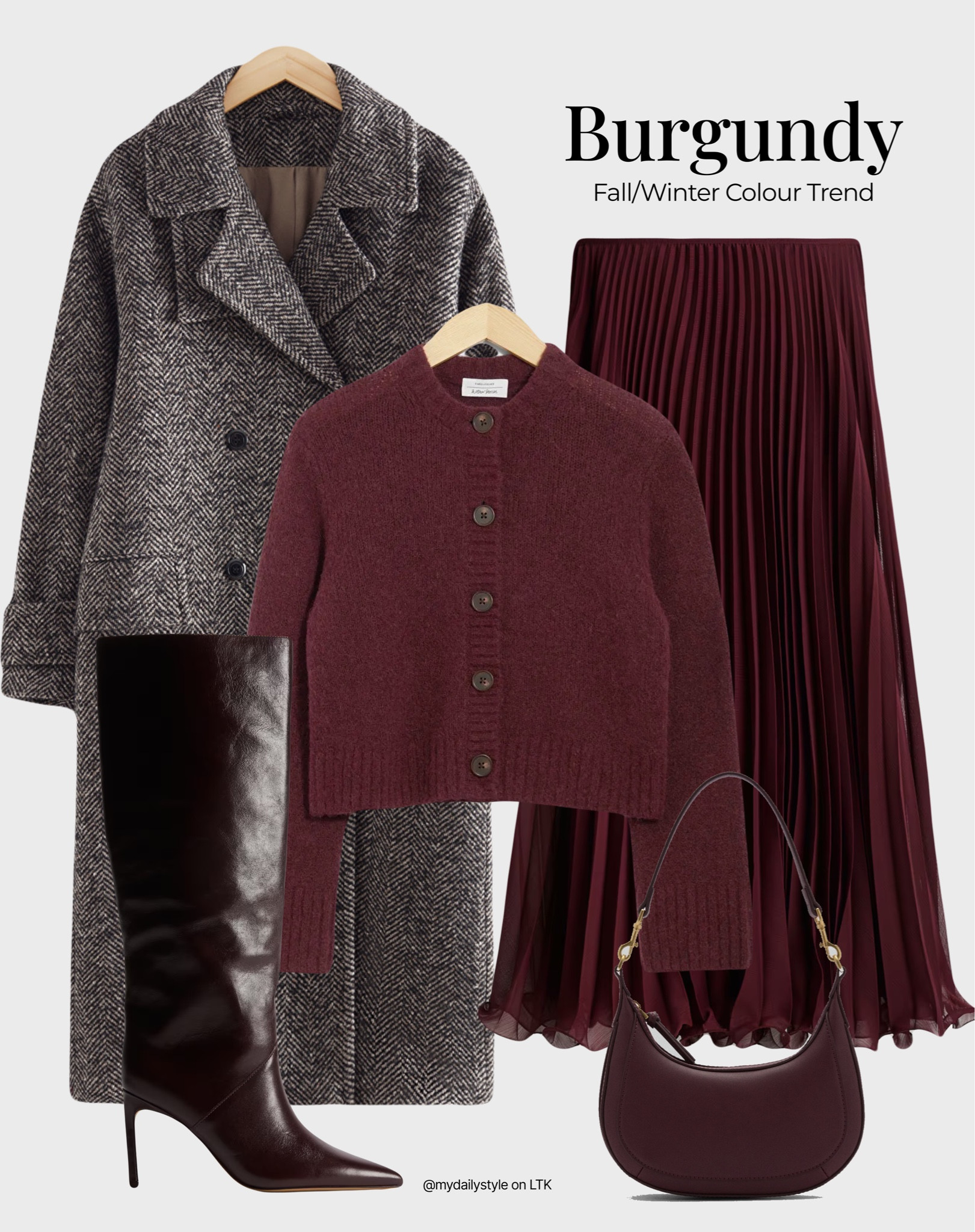 Burgundy winter styling 🖤

Check out more styling ideas in my profile. 

Tags: burgundy, cherry red, grey, winter style, winter style, winter outfit, winter fashion, easy styling, simple everyday look, chic & basic outfit, Parisian look, casual outfit, capsule wardrobe, office look, brunch style, high street.

#LTKwinter #LTKstyletip #LTKshoes