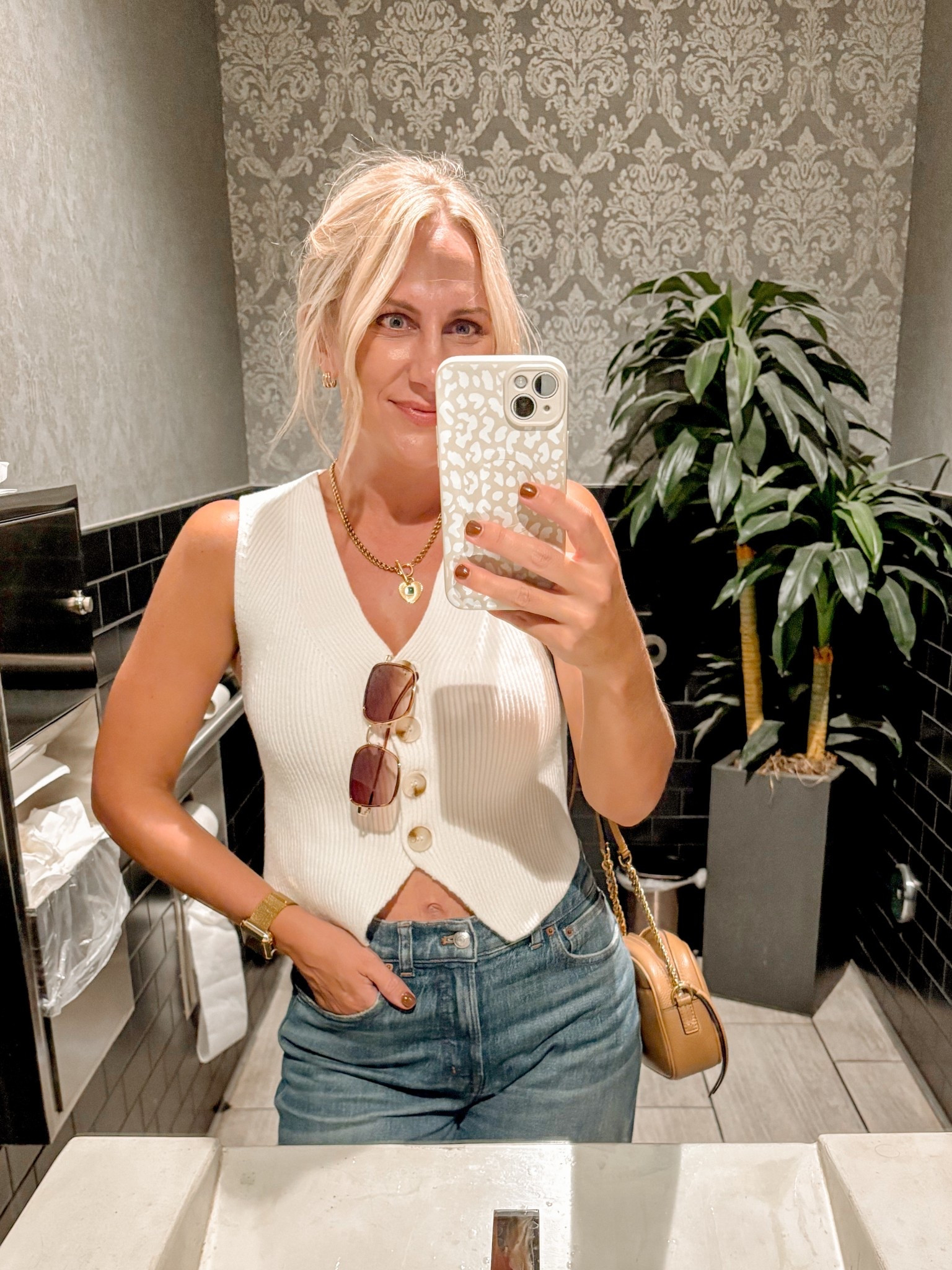 Weekend plans: sweater vest + denim 

#madewelldenim #daydate #breweryoutfit #weekendcasual #denimandsneakers #hocspring

#LTKPetite #LTKOver40 #LTKStyleTip