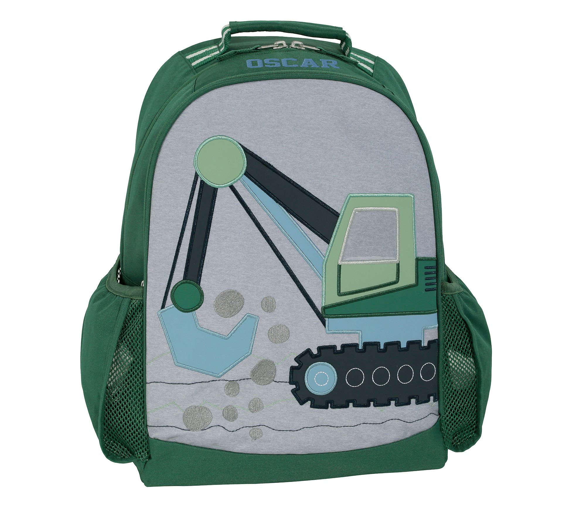 Construction Appliqu\u00e9 Mackenzie Backpack | Pottery Barn Kids