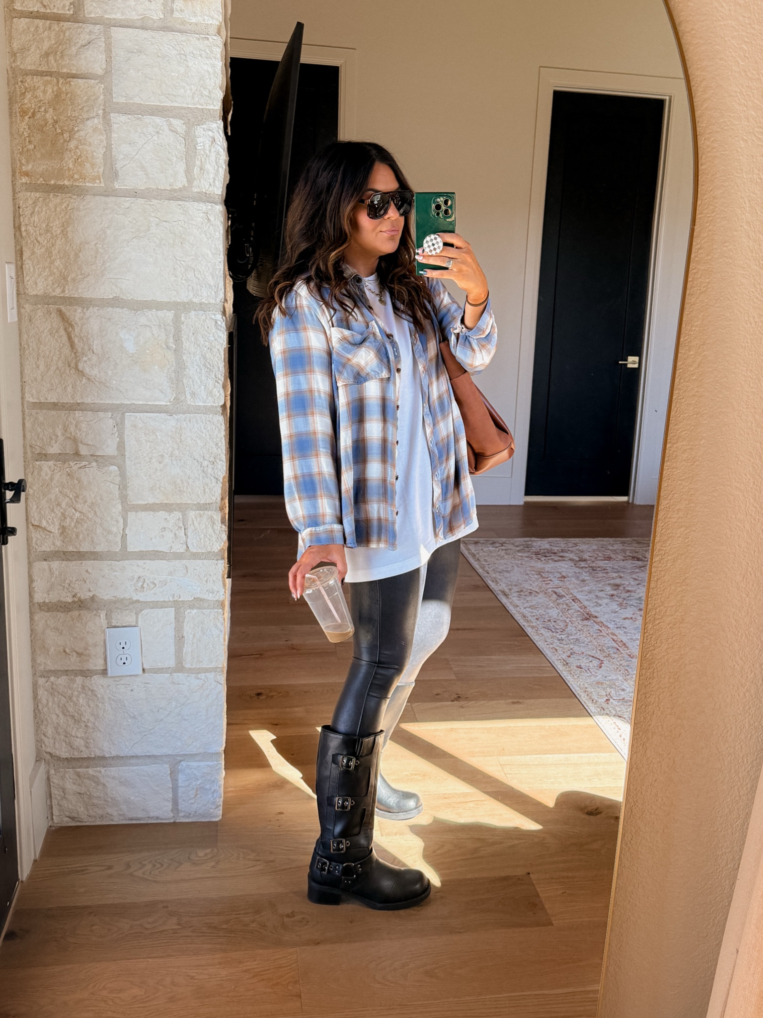 Walmart Head to Toe outfit!
Faux Leather Leggings: Med (I recommend sizing down)
Tee: XXL
Flannel (the best out there!) 2X (size up a couple for that oversized look
Boots: true to size!
Bag 😍

@walmartfashion #walmartpartner #walmartfashion midsize style, midsize fall outfits,


#LTKFindsUnder50 #LTKStyleTip #LTKMidsize

#LTKSaleAlert #LTKFindsUnder100 #LTKMidsize