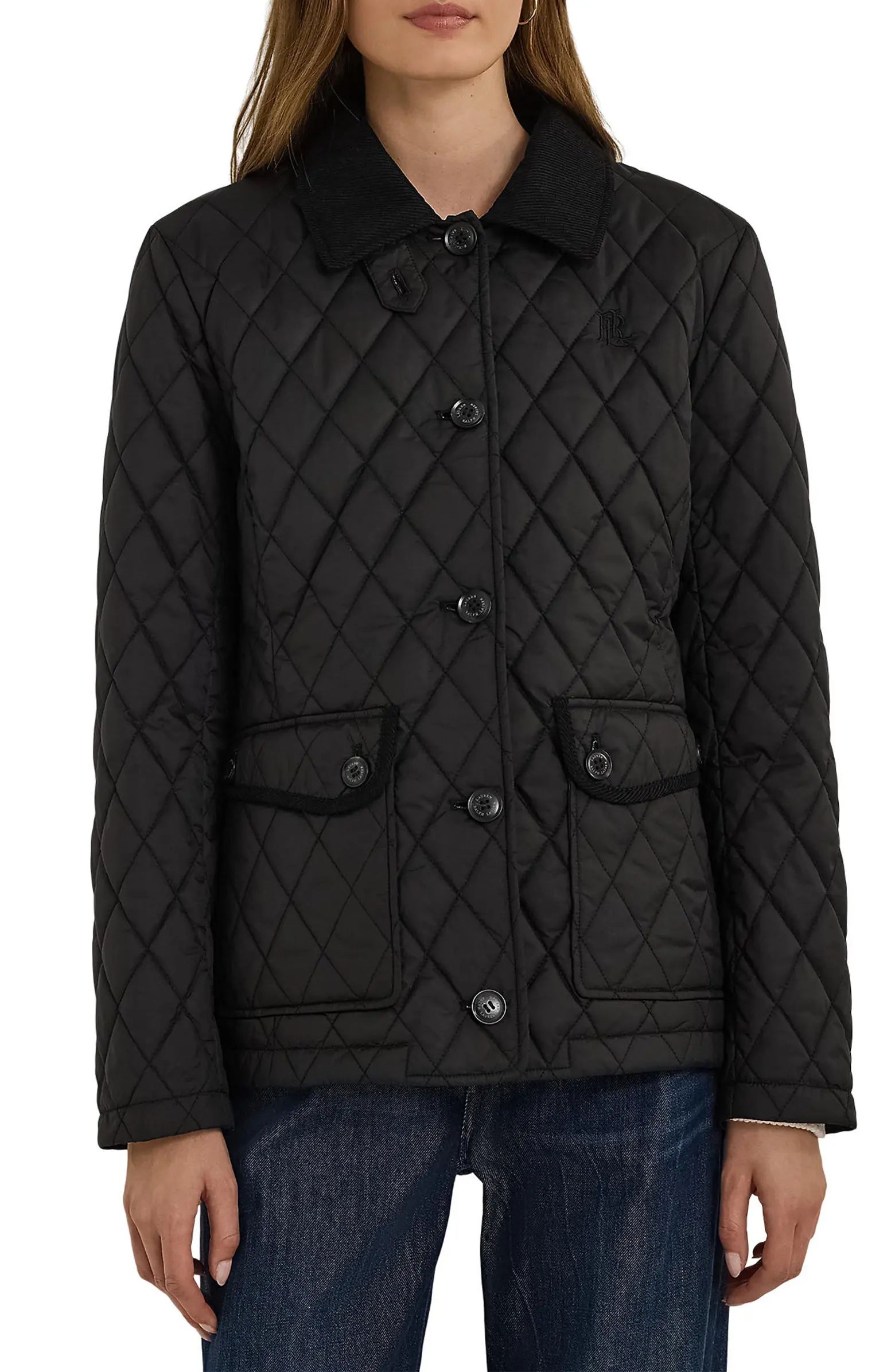 Quilted Corduroy Contrast Jacket | Nordstrom