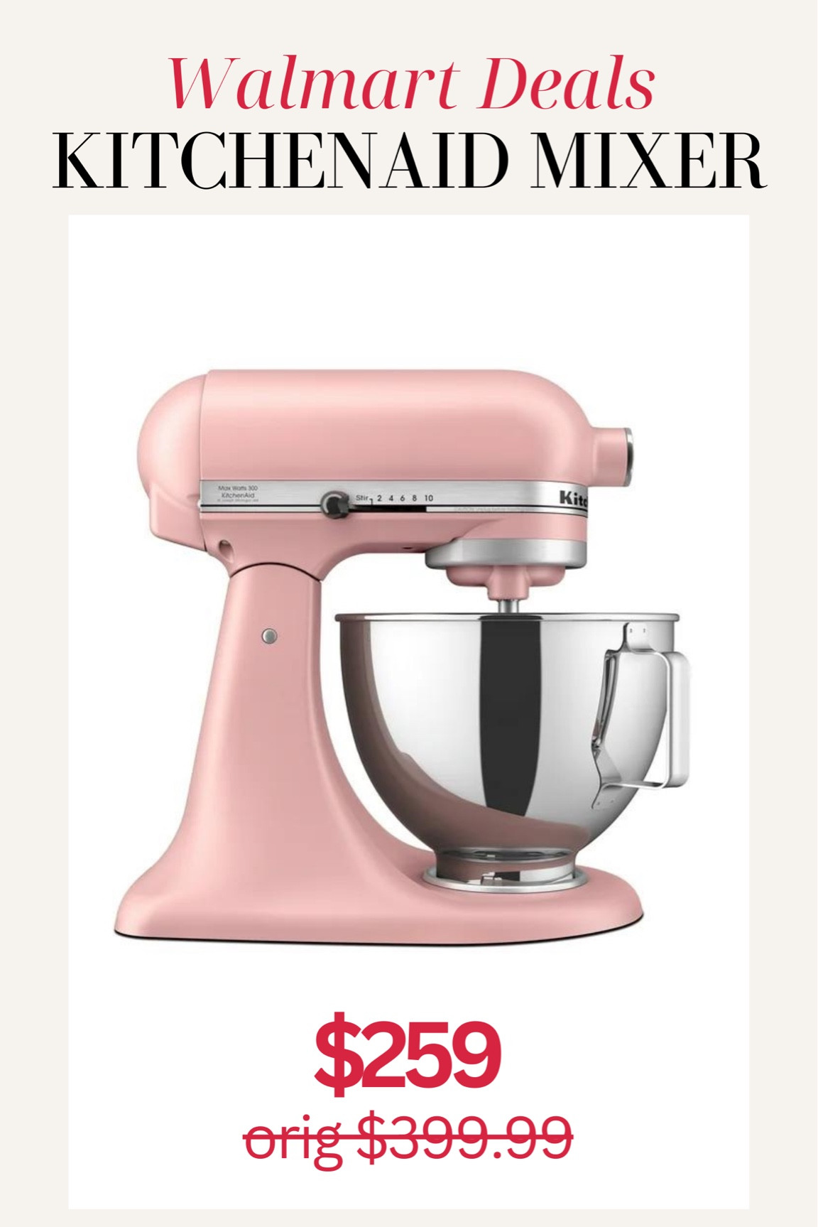 KitchenAid mixer on sale!! $140 off #IYWYK #walmartpartner #walmartfinds @walmart

#LTKGiftGuide #LTKsalealert #LTKSeasonal