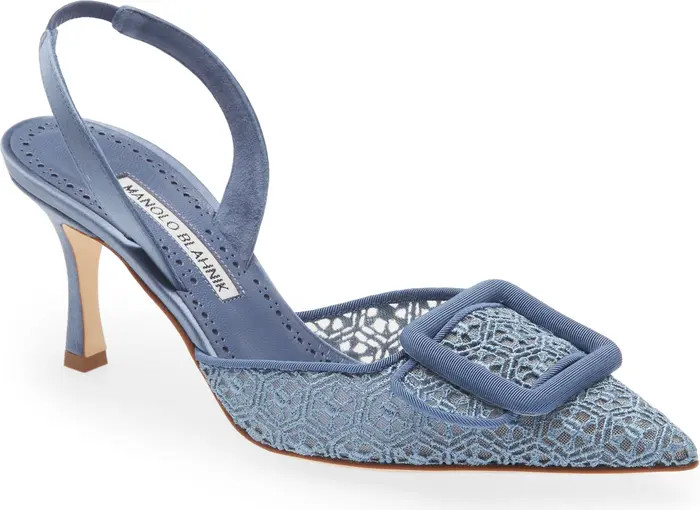 Maysli Buckle Pointed Toe Slingback Pump (Women) | Nordstrom