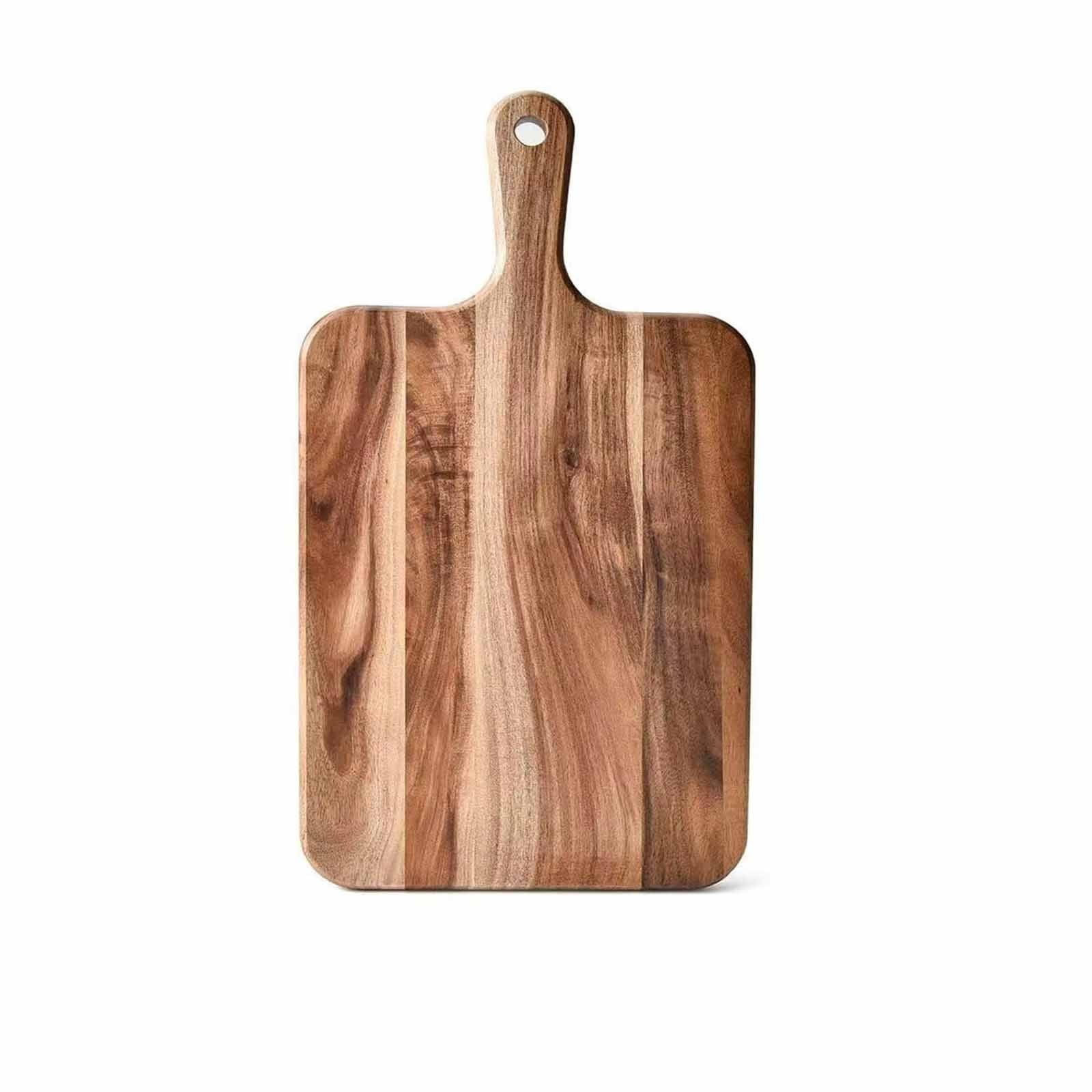 Dvkptbk Cutting Board Wooden Circular Cutting Boards and Handle Cutting Boards for Meat, Cheese B... | Walmart (CA)