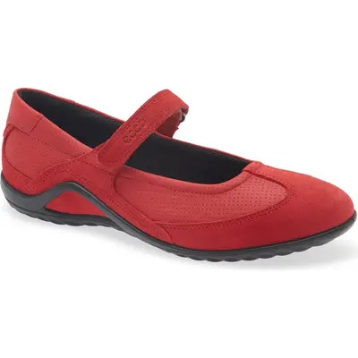 ECCO Vibration II Mary Jane Sneaker in 51183Chili Red at Nordstrom, Size 38 | Nordstrom