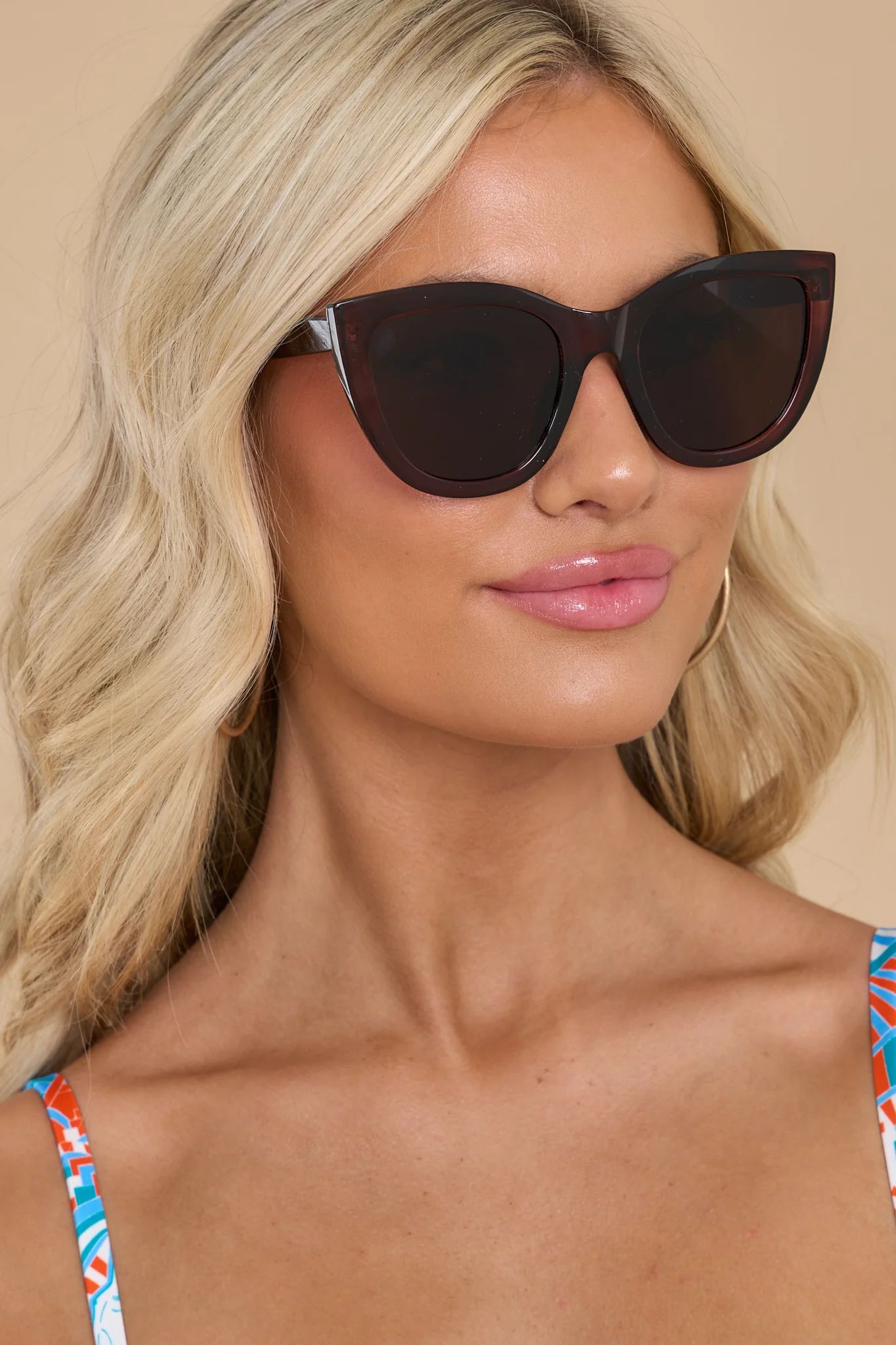 Always Your Favorite Brown Sunglasses | Red Dress 