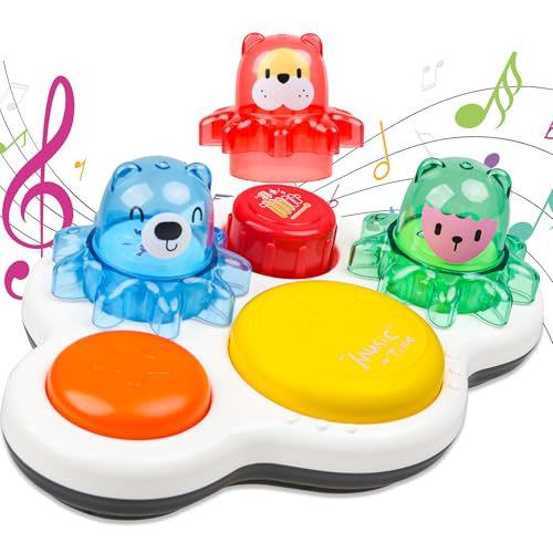 Toddler Gears Toys with Lights & Sounds Montessori Toys for 1 2 3 4 5 Year Old Interactive Baby Toys 6-12-18 Months Early Learning Toys 1 + Year Old Boy Girl Birthday Gift | Amazon (US)