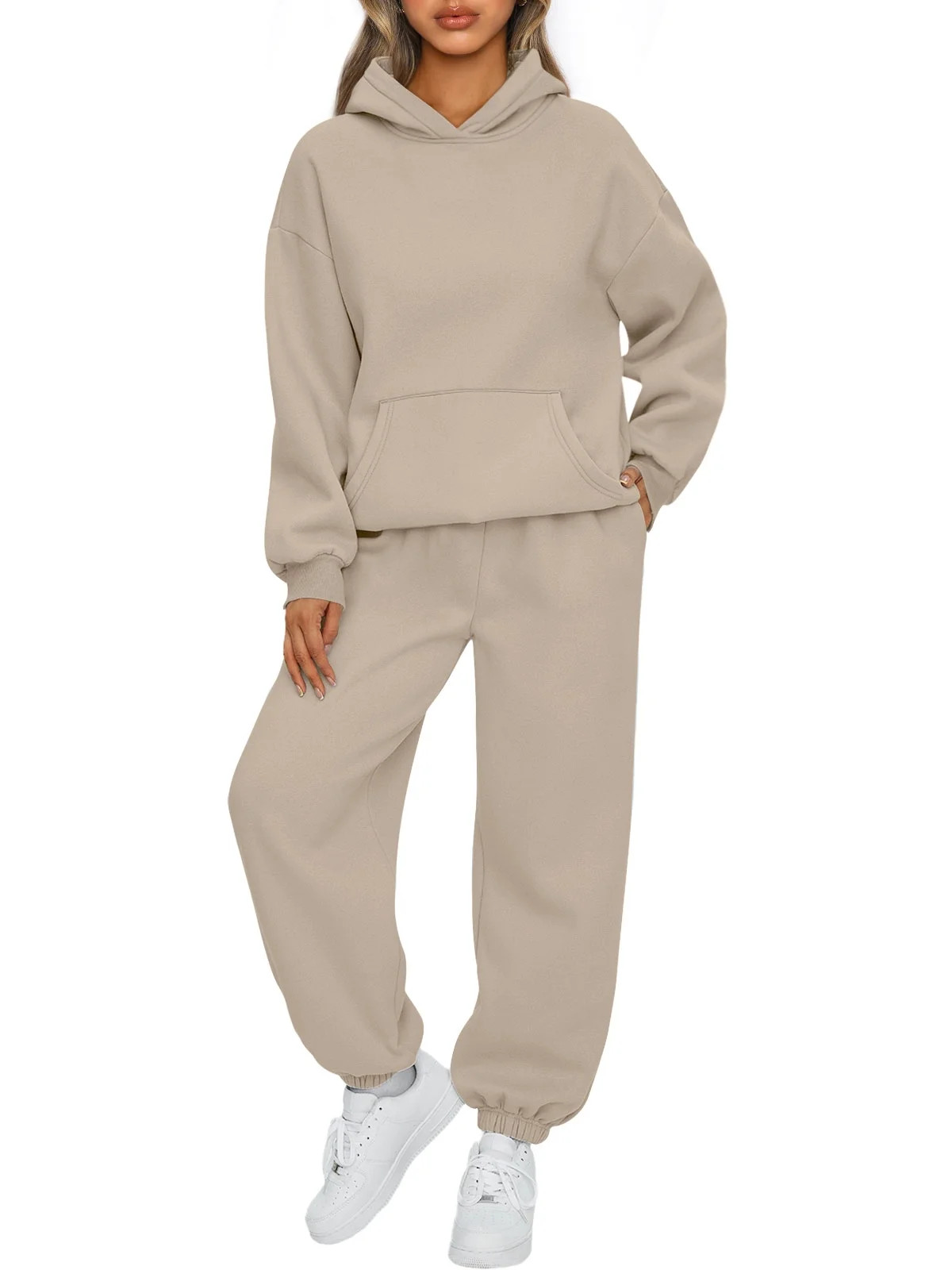 SUNBS Womens Lounge Sets for Women 2 Piece Sets Sweat Suits Sweat Set Oversized Sweatshirt and Sw... | Walmart (US)