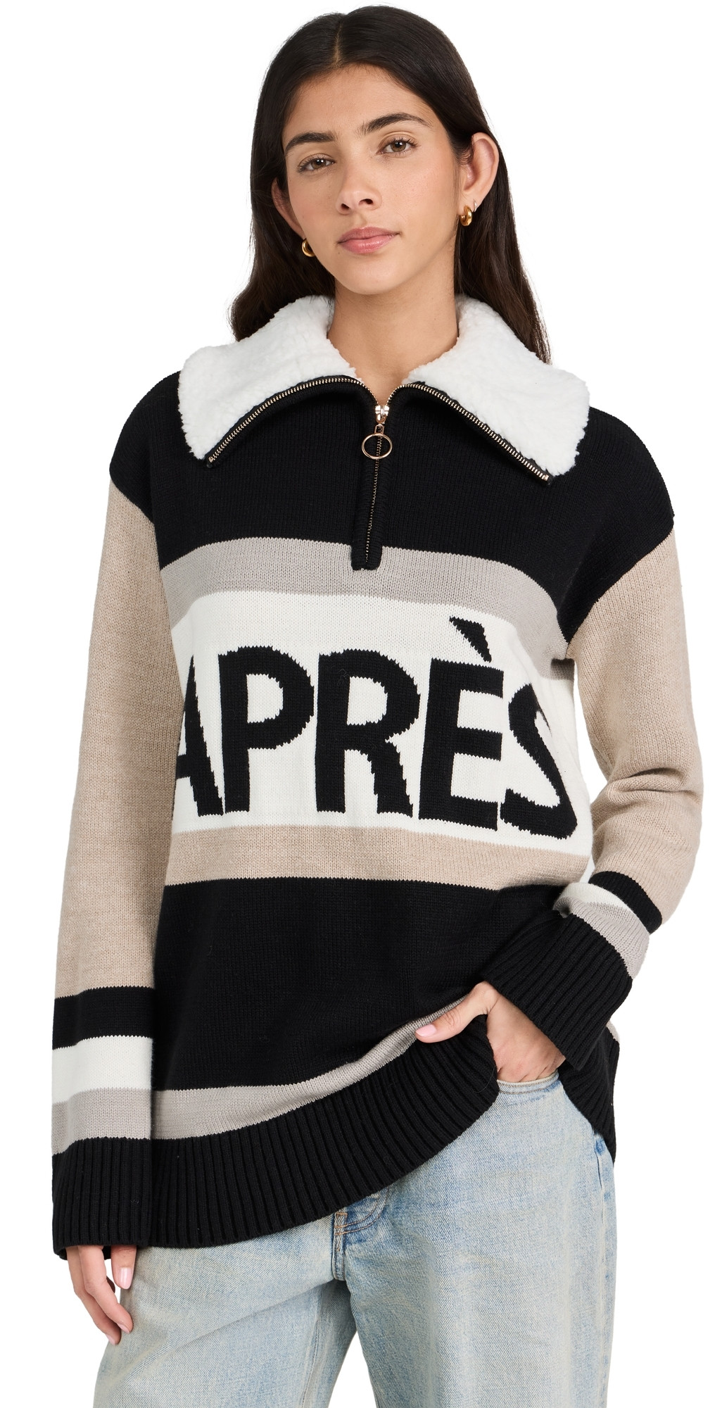 Show Me Your Mumu Weston Half Zip Pullover Multi S | Shopbop