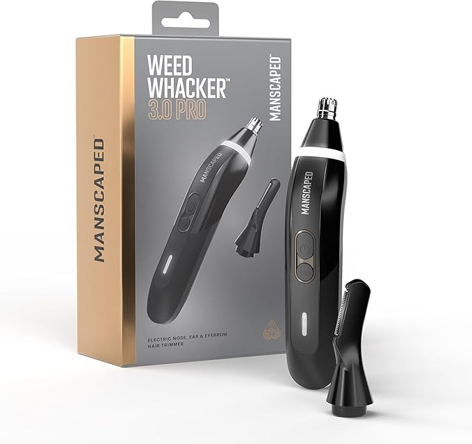 MANSCAPED® Weed Whacker® 3.0 PRO - Men's Electric Nose, Ear & Eyebrow Hair Trimmer – SkinSafe... | Amazon (US)