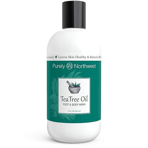 Antifungal Tea Tree Oil Body Wash, Helps Athletes Foot, Ringworm, Toenail Fungus, Jock Itch, Acne... | Amazon (US)