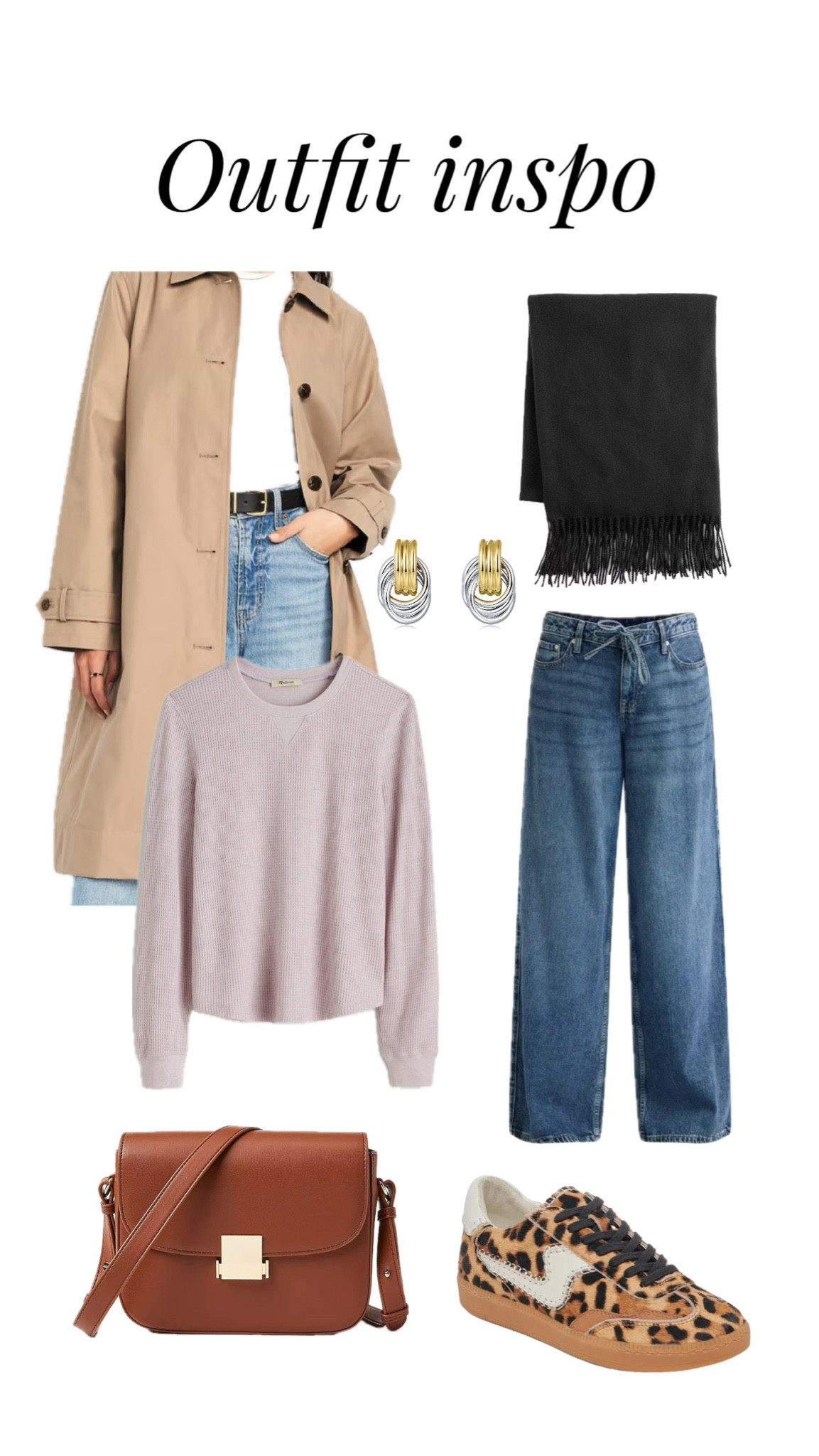 Outfit idea
Neutral outfit
Trench coat
Wide leg jeans


#LTKFindsUnder50 #LTKSeasonal #LTKSaleAlert