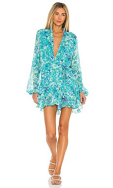 ROCOCO SAND X REVOLVE Nesh Dress in Blue from Revolve.com | Revolve Clothing (Global)