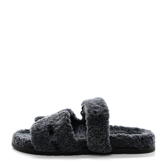 Woolskin Womens Chypre Sandals 41 Gris Chine | FASHIONPHILE (US)