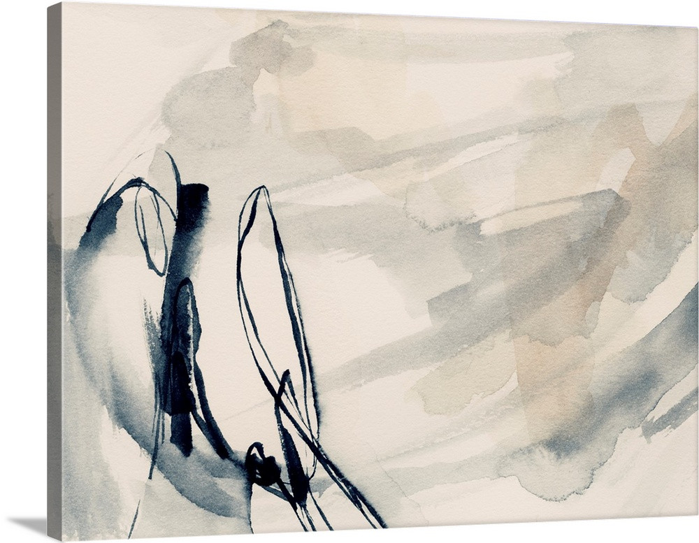 Intuitive Indigo Markings I Wall Art | Great Big Canvas - Dynamic