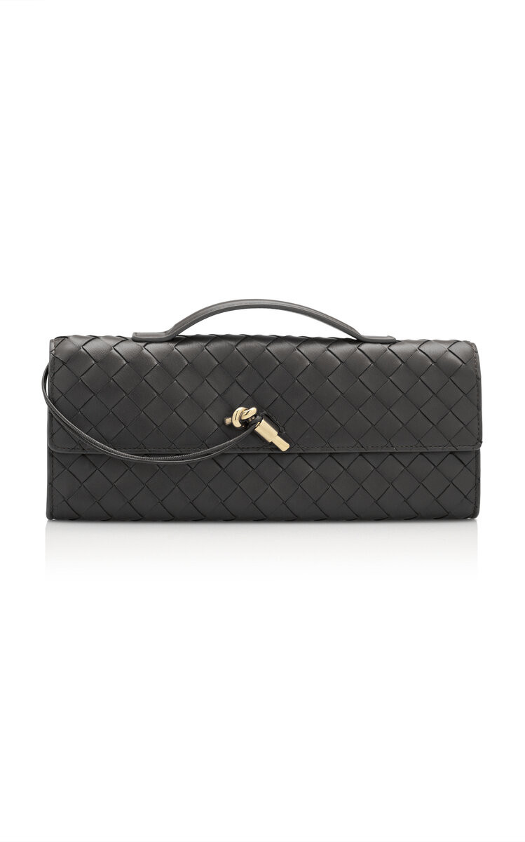 Long Andiamo Intrecciato Leather Clutch | Moda Operandi (Global)