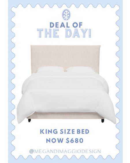 Amazing deal on this KING SIZE French seam linen bed!! Such a classic style and I can’t believe it’s now only $680!! 🤯🙌🏻😍

#LTKhome #LTKxTarget #LTKsalealert
