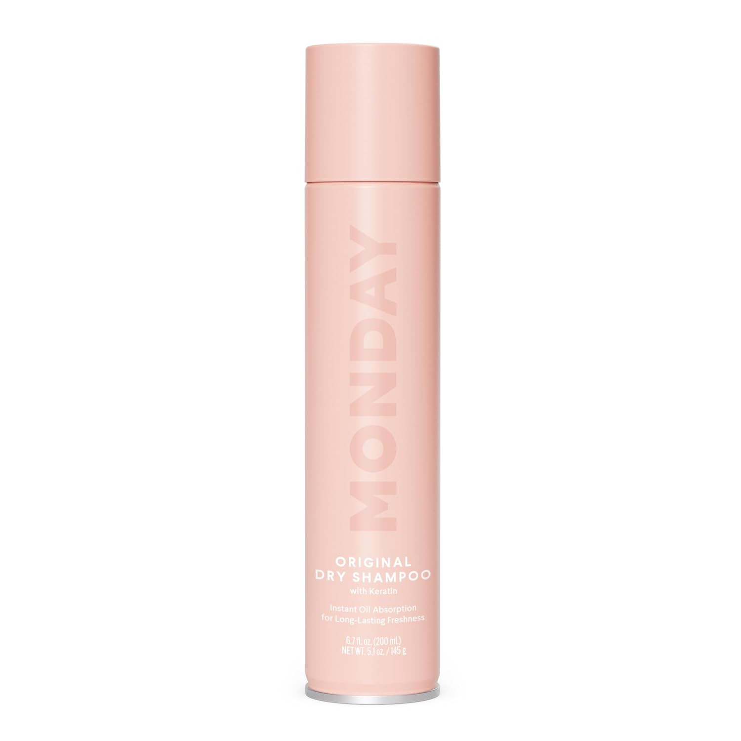 MONDAY HAIRCARE Dry Shampoo Original 6.7oz, Freshens Hair, Absorbs Oil, Nourishes with Keratin, Protects Hair | Amazon (US)