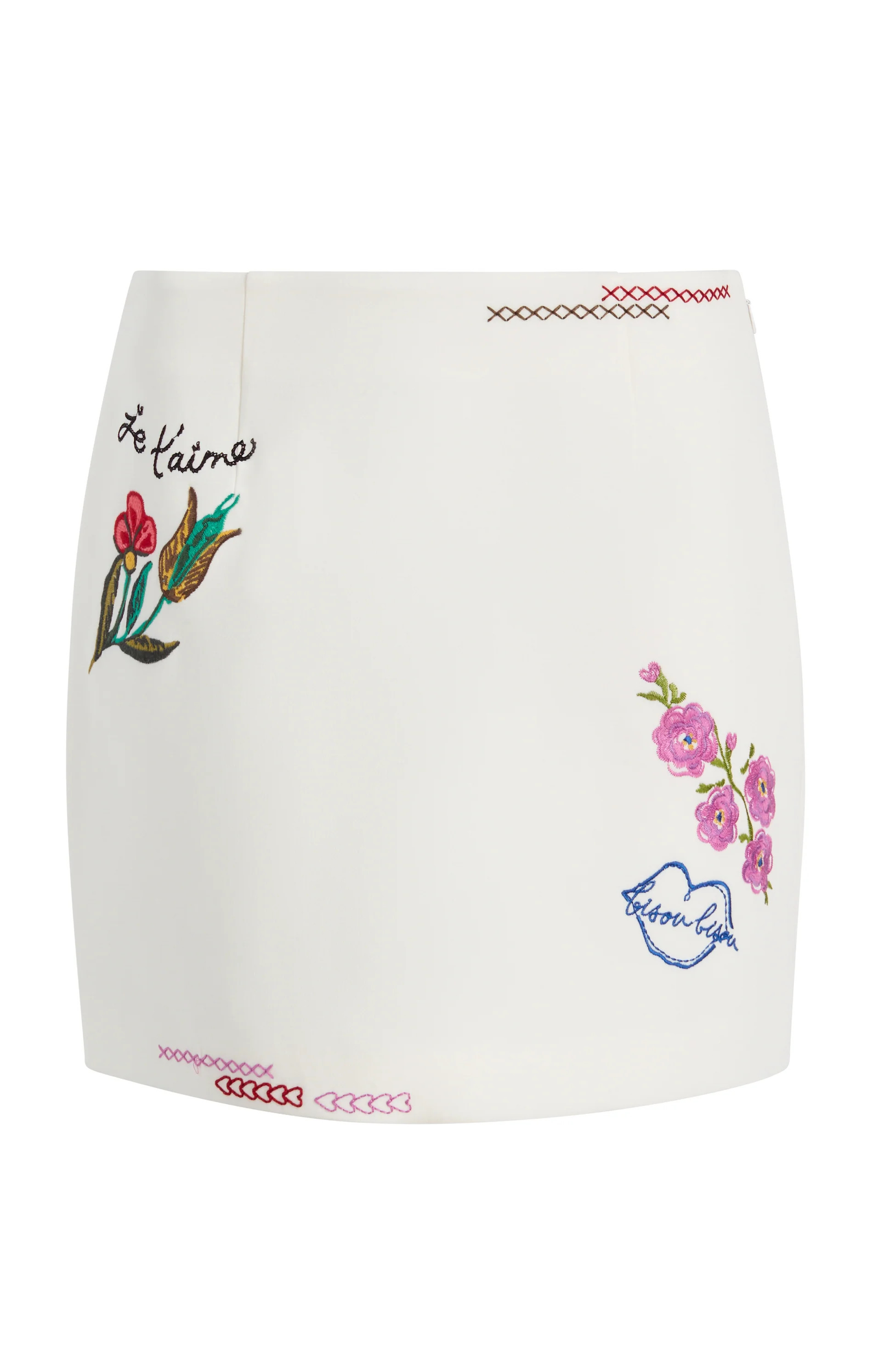 Summer Love Doris Skirt 0 / Ivory/multi | Cinq à Sept