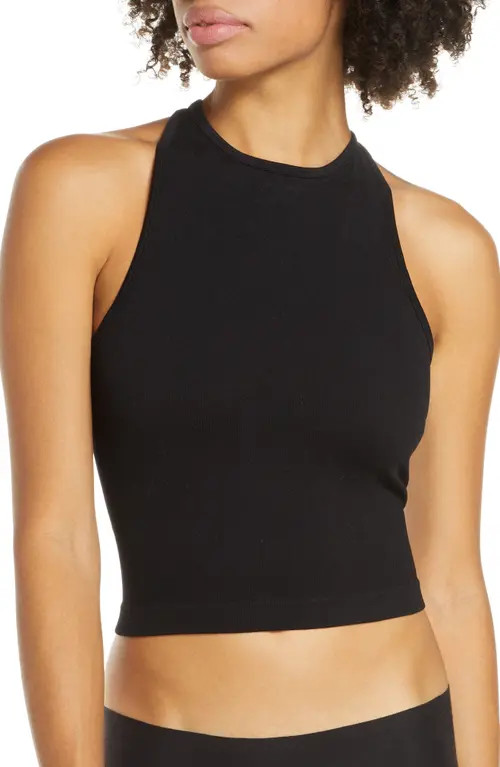 Free People Intimately FP Hayley Racerback Brami in Black at Nordstrom, Size Medium/large | Nordstrom