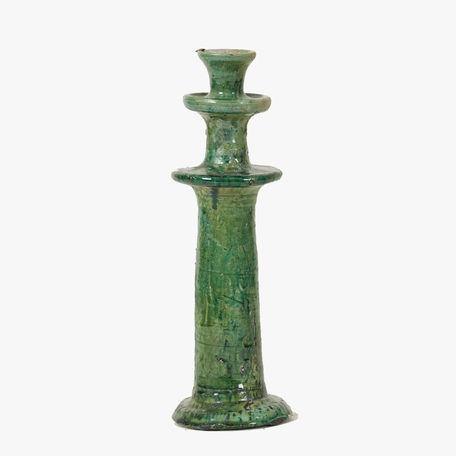 Moroccan Vintage Tamegroute Green Candlestick Holder Handmade - Etsy UK | Etsy (UK)