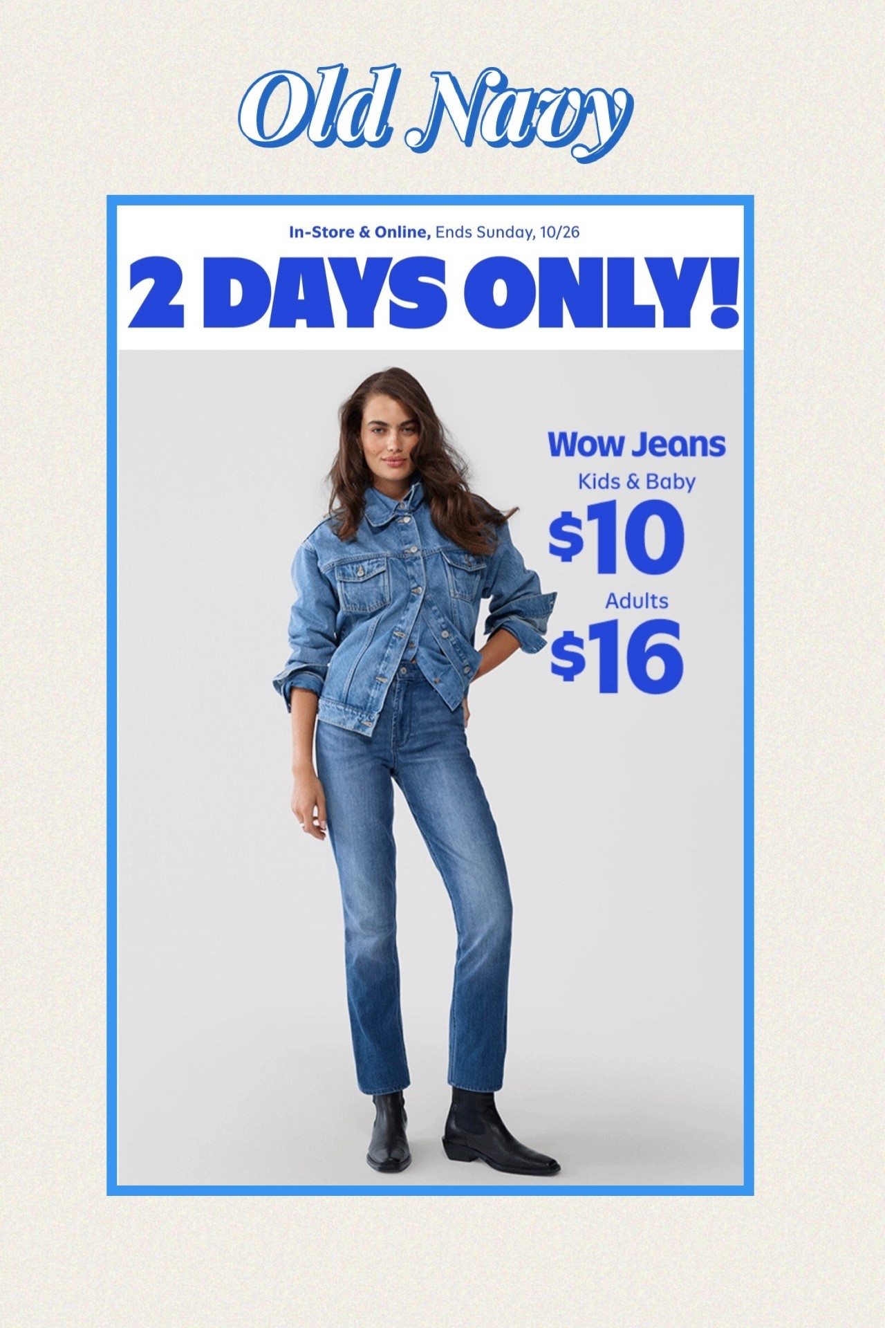 Wow jeans are $16 at Old Navy!

#jeans #denim 

#LTKFindsUnder50 #LTKFamily #LTKSaleAlert