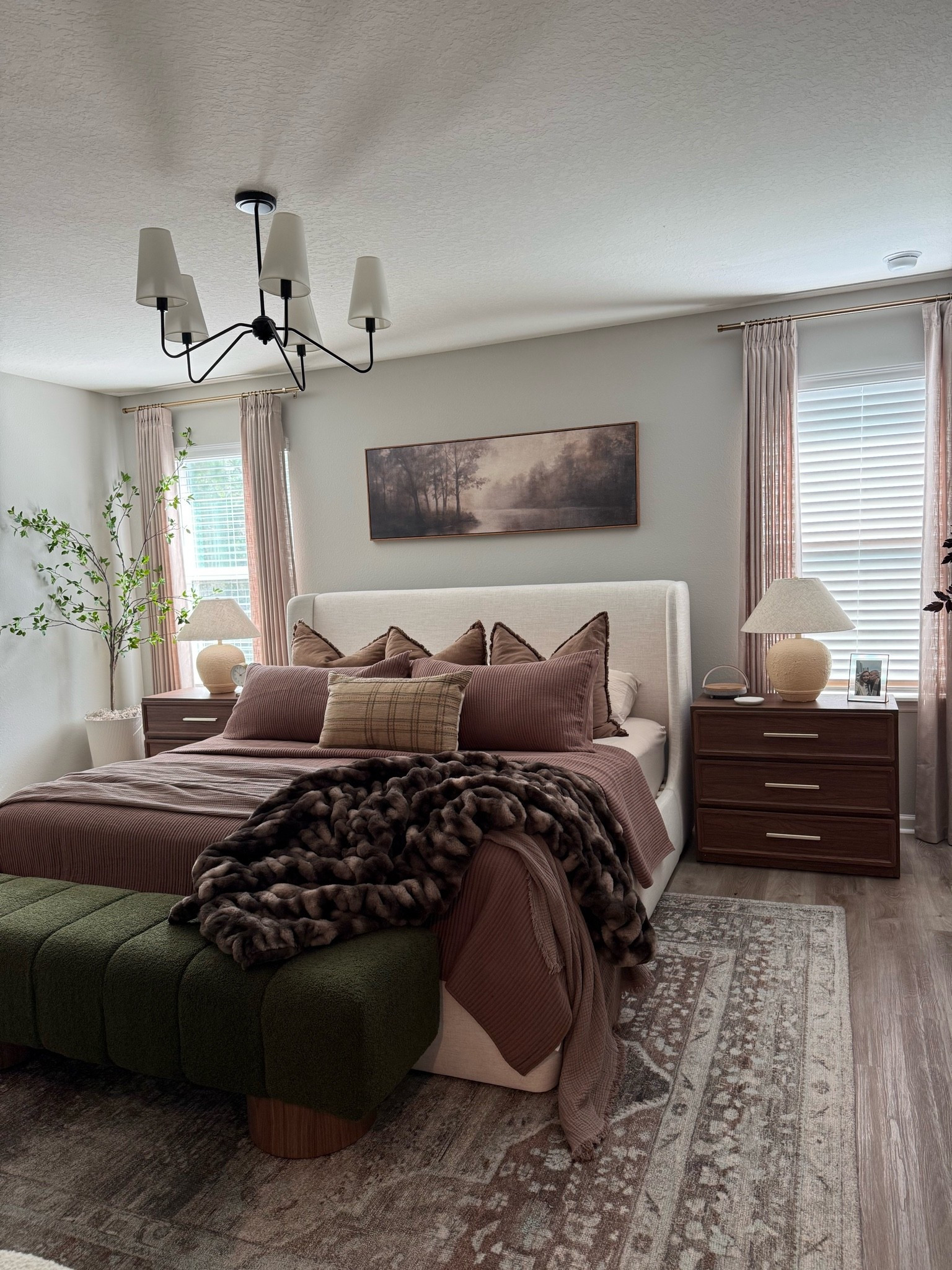 #ad Cozy fall bedding paired with some of my favorite bedroom finds- like my earthy Loloi rug, oversized nightstands and boucle bench 😍

#wayfair #wayfairpartner @Wayfair 

Master bedroom, oversized nightstands, fall bedding, Loloi rug, bedroom rug

#LTKHome #LTKSaleAlert #LTKSeasonal