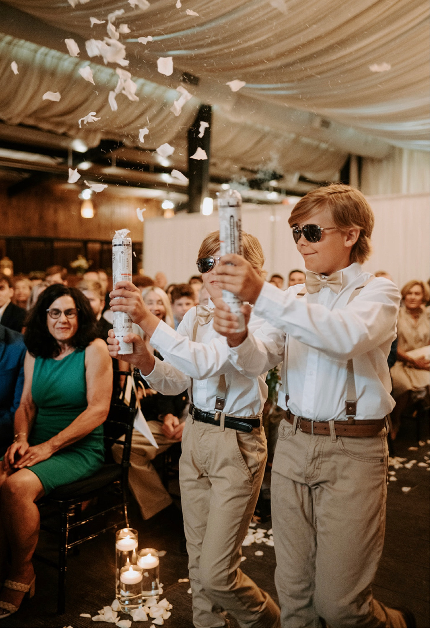 Flower Petal Cannons for my Flower Boys!

A highlight part of my ceremony!

#LTKwedding