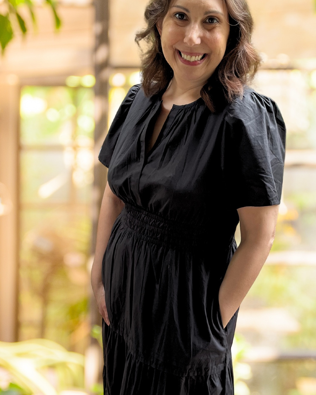 😍 Obsessed with this 100% Organic Cotton Tiered Maxi Dress by Quince! 

This chic maxi gathers at the waist for a lightly cinched look. I kept seeing similar dresses at J.Crew and Anthropology but at $70, this one is a bargain at half the price. 

I’m 5’7 165lbs and am wearing a large. Comes in several colors. You know I’ll be buying a few more for summer. 
💚🩵🤍❤️💛💙

#LTKFindsUnder100 #LTKOver40 #LTKMidsize