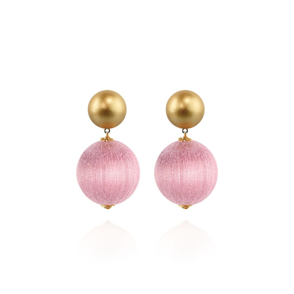 Sonia Earrings In Soft Berry | Wolf & Badger (US)