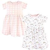 Luvable Friends Baby Girls' Cotton Dress, Unicorn, 5 Toddler | Amazon (US)