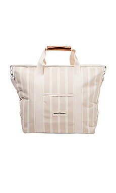 business & pleasure co. Cooler Tote Bag in Monaco Natural Stripe from Revolve.com | Revolve Clothing (Global)